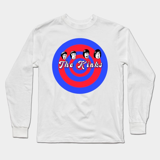 The Kinks Design Long Sleeve T-Shirt by margueritesauvages